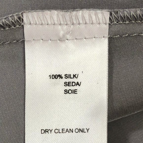 Kensie Silver Silk Dress - Picture 3 of 7